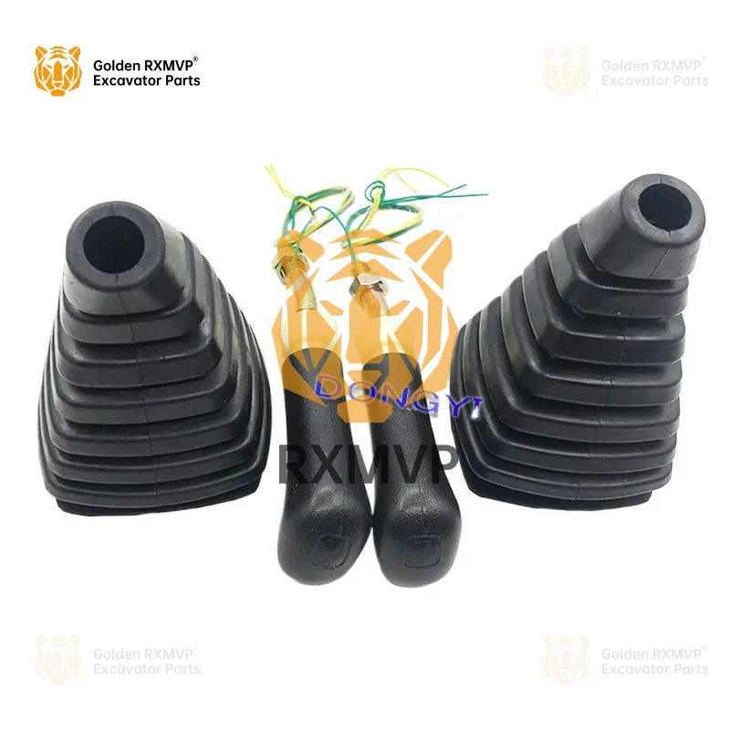 For Hyundai R 60/80/150/215/225/210/305-7 Operating Lever Handle Rubber Dust Cover Excavator Accessories