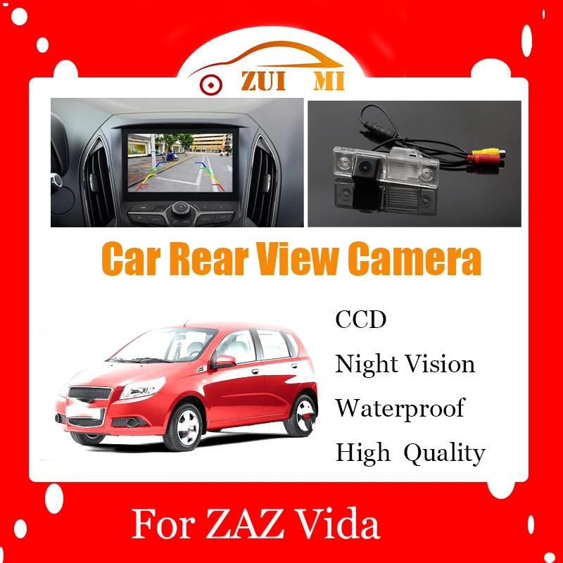 

Car Reverse Rear View Camera For ZAZ Vida 2002~2010 CCD Full HD Night Vision Backup Parking Camera