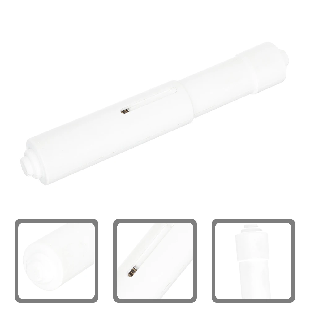 

Roll Box Accessories Sturdy Toilet Paper Roller Bathroom Plastic Tissue Holder Telescopic Paper Stand Spring Loaded Abs