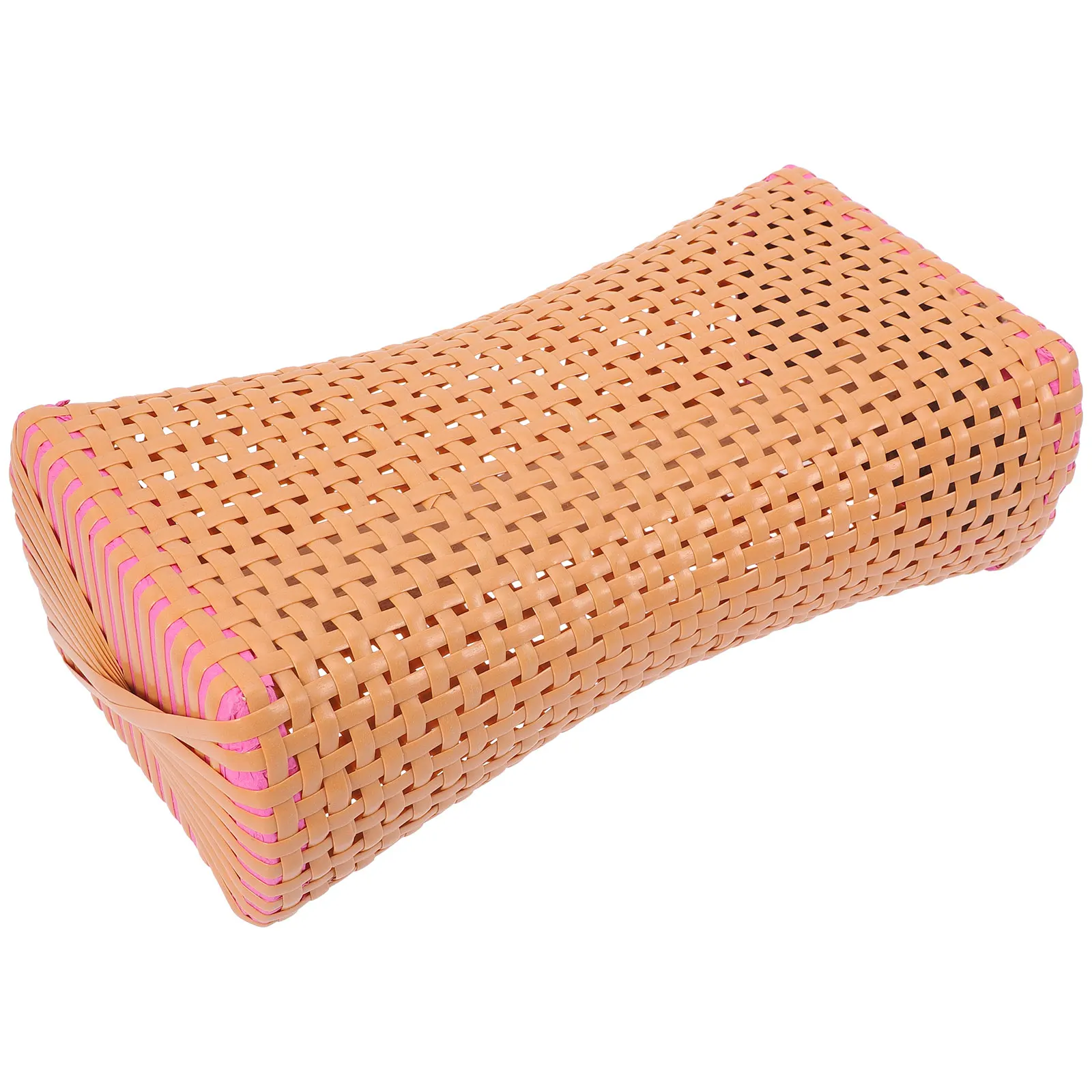 

Plastic Soft Headrest Cooling Pillow Breathable Bamboo Mat Sauna Sweat Elderly Orthopedic Sleeping Pillows Home Supplies