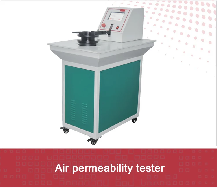 Fully Automatic Textile Fabric Air Permeability For Test Equipment With 1 Year Warranty
