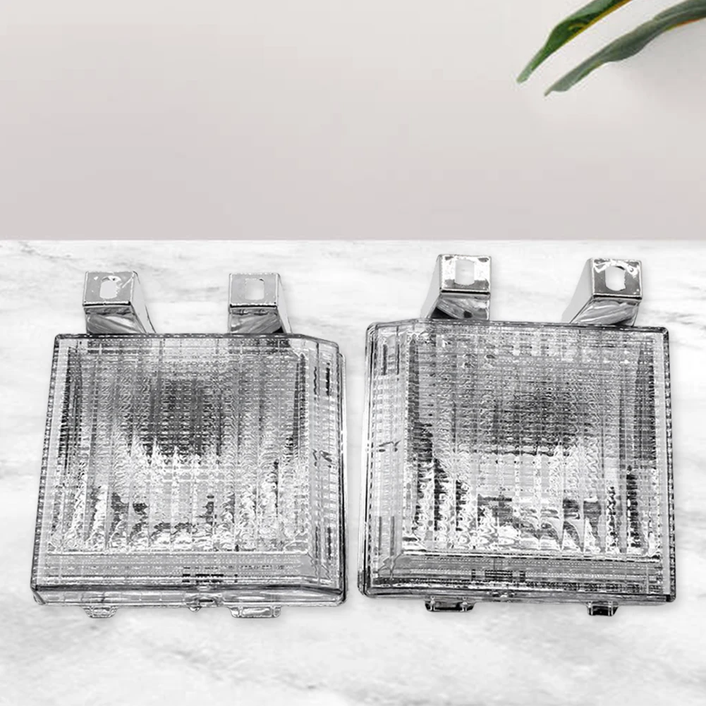 1 Pair Turn Signal Side Corner Marker Light AM-97026184 Clear Lens Turn Signal Light Housing for Chevrolet K10/K20/K30 1983-1986
