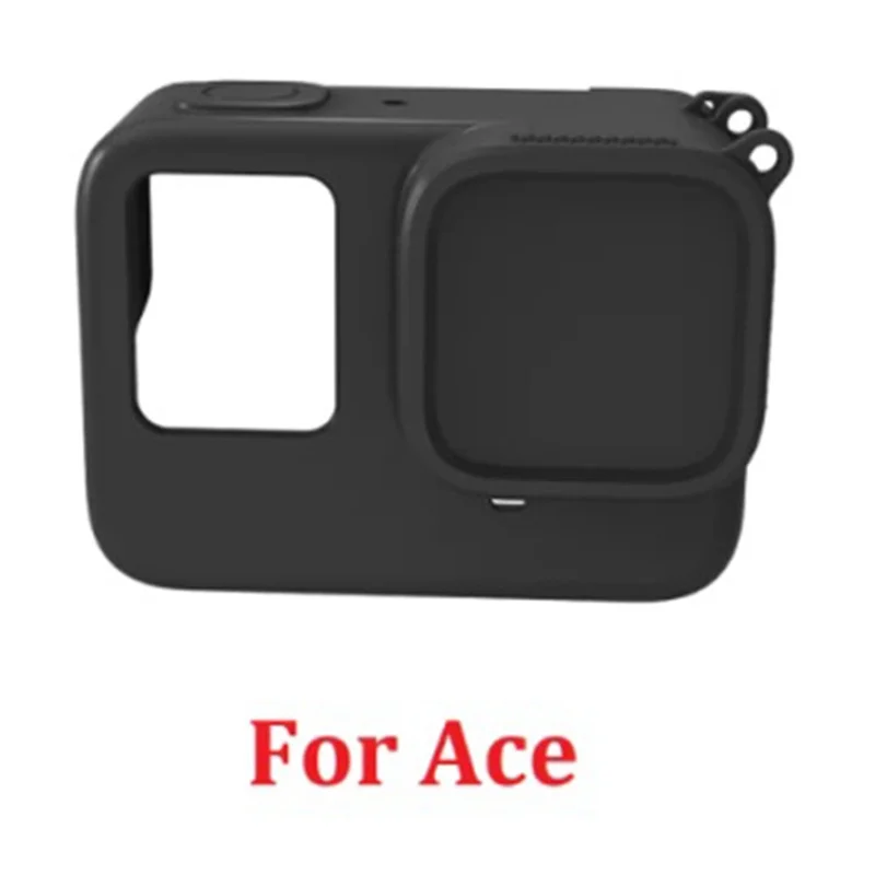 Силиконовая защита для Insta360 Ace Pro, крышка корпуса, крышка объектива для Insta 360, запасные части, аксессуары