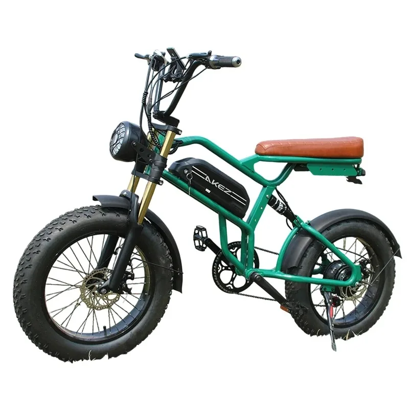 

Akez HS48V 18Ah 500W Vintage High-Carbon Steel Electric Road Bike | Retro Style E-Bike | Fast Shipping From US Warehouse