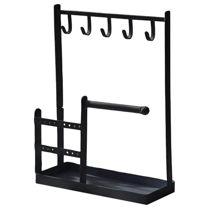 

Многофункциональная стойка для ювелирных изделий, подставка для сережек, ожерелья, органайзер для женщин, браслет, часы, настольная стойка для хранения