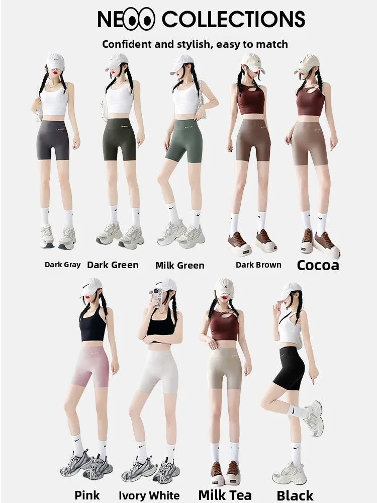 سروال يوجا عالي الخصر لتصحيح البطن بدون قرصة تصميم عالي المرونة ومضاد للضوء ضيق مناسب من جلد arkskin