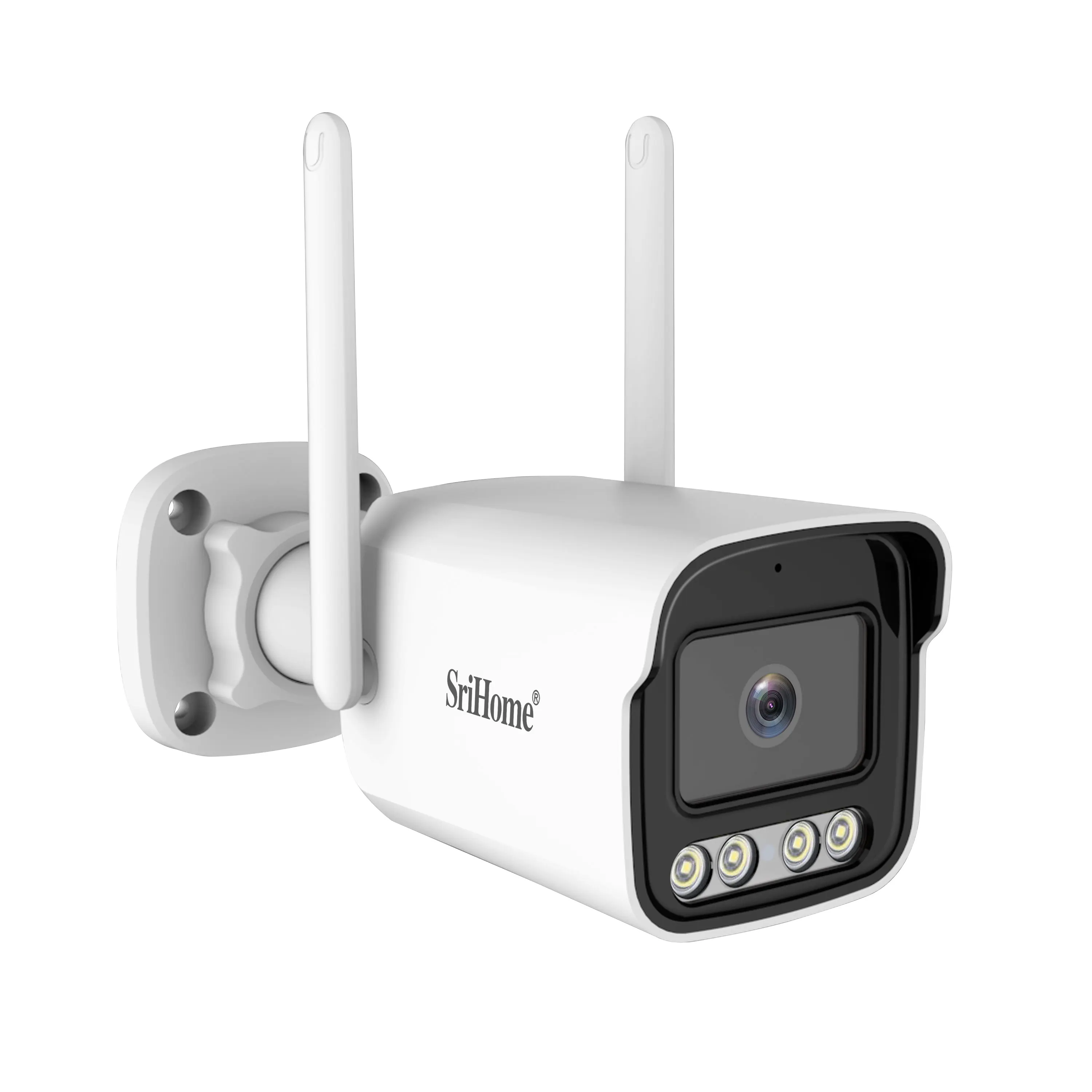 5MP QHD 2.4G&5G SriHome APP SH065 WIFI IP Bullet Camera Full Color AI Humanoid Detection Home Security CCTV Baby Monitor