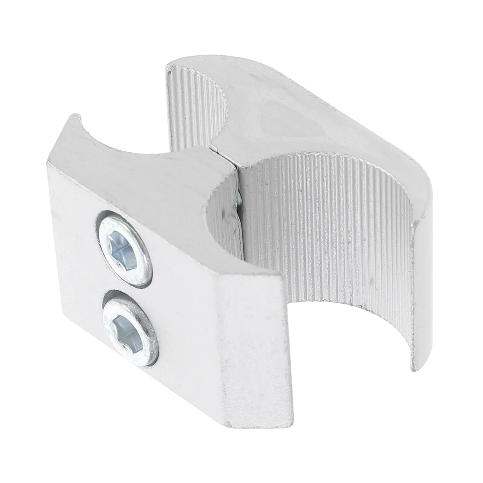 Multi Function Wheelchair Pipe Clamp Aluminum Alloy Strong Grip Pipe Holder Clamp Convenient Installation Stable Performance