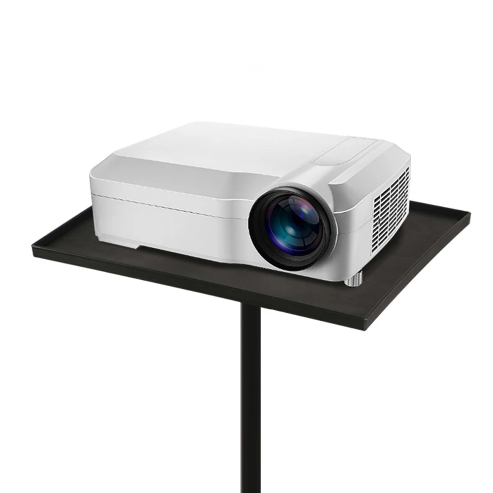 صينية أجهزة العرض 1/4 بوصة، صينية ثلاثية القوائم، جهاز عرض عالمي للكمبيوتر المحمول، حامل ثلاثي القوائم، حامل جهاز عرض أرضي قابل للتعديل