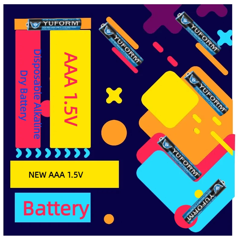 

NEW AAA 1.5V Disposable Alkaline Dry Battery for Led Light Toy Mp3 Camera Flash Razor CD Player Wireless Mouse Keyboard