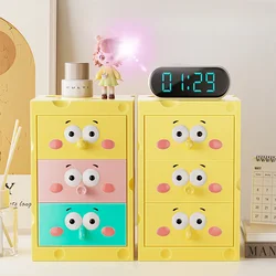 Cute Cartoon Spongebob Squarepants Patrick Star Drawer Storage Box Drawer Office Desktop Storage Rack Cartoon Organization