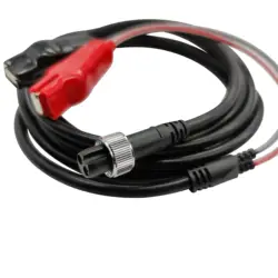 Cavo di alimentazione 3M cavo di alimentazione linea di collegamento della batteria doppi connettori per Daiwa per accessori per mulinelli da pesca elettrici Shimano
