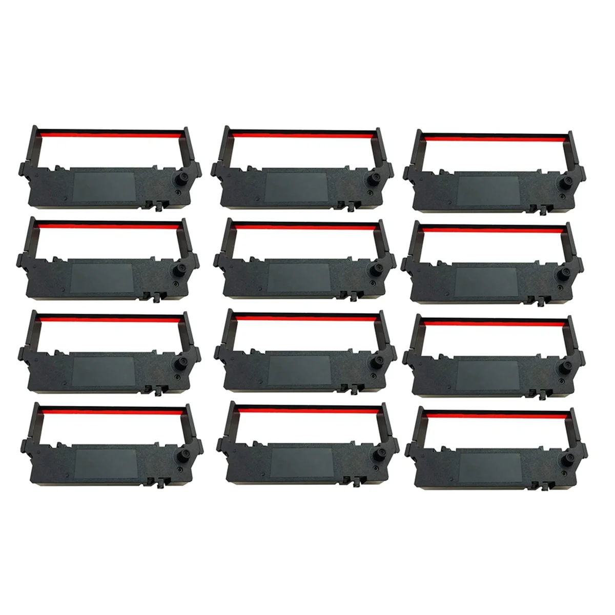 12Pcs SP700 Printer Ribbon Black and Red Printer Ribbon for Star RC700 SP700 SP712 SP712R SP717 SP742R SP747 SP740