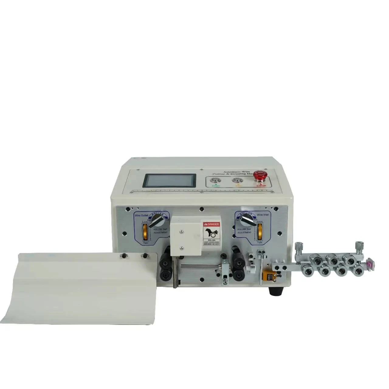 

Touch Screen Four Wheel Drive Scrap Cable Peeling Tool Stripper Wire Cable Stripping Bending Machine with High Performance