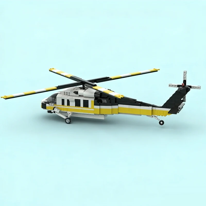 767 PCS War series S-70 Firehawk MOC Customize Modular Building Block Model Creative Design Kids Simple DIY Toy Birthday Gift