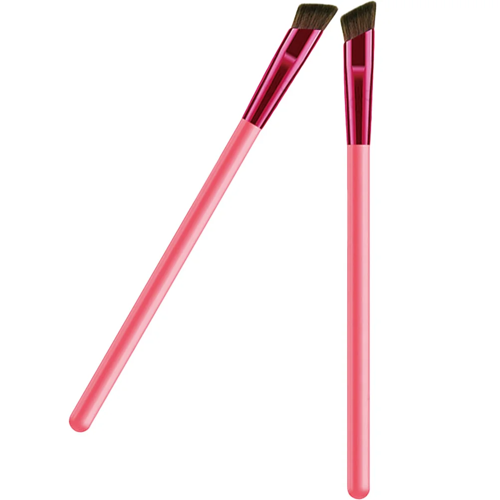 2 Stuks Wenkbrauw Borstels Schuine Makeup Tools Voor Brow Poeder Concealer Vrouwen Cosmetica Wenkbrauw Borstel Eye Brow Make-Up