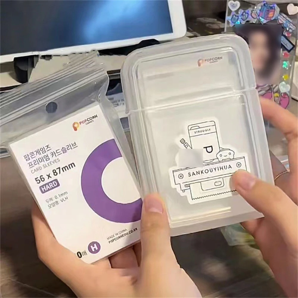 Transparent Box High Quality Card Film Storage Box Dust-proof Household Storage Collection Utensils Dust Box Strong And Sturdy