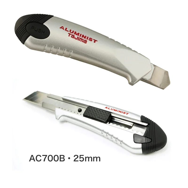 TAJIMA Utility Knife Self-Locking Design with 2 Replaceable Blades High Quality Art Knife 1101-0343/0344/0347/0348