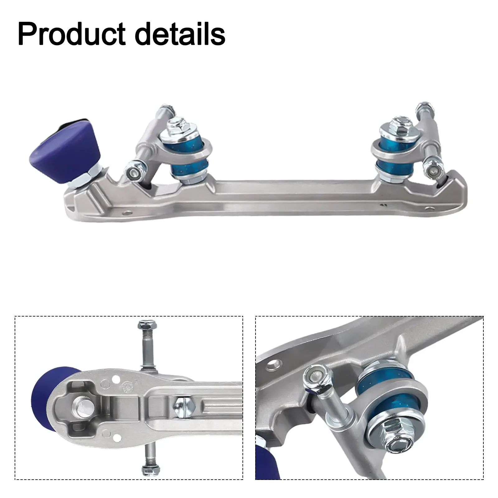 1 Pair Of Roller Skating Plate Aluminum Alloy Speed Skate Base For Two-Row Roller Skate Bracket Roller Skating Accessories