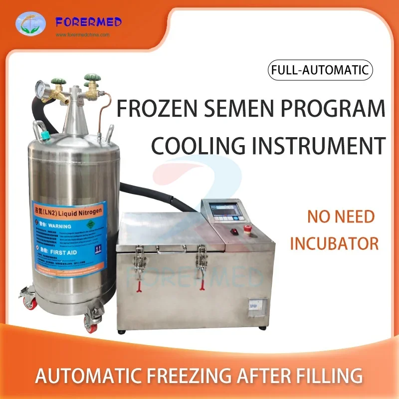 Veterinary Automatic Freezing After Filling Animals Frozen Semen Program Cooling Instrument For Animal Breeding