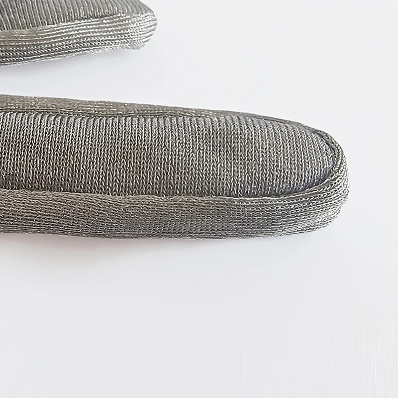 Guanti in fibra d'argento Materiale conduttivo antistatico Guanti touch screen Protezione antibatterica per le mani con schermatura EMF