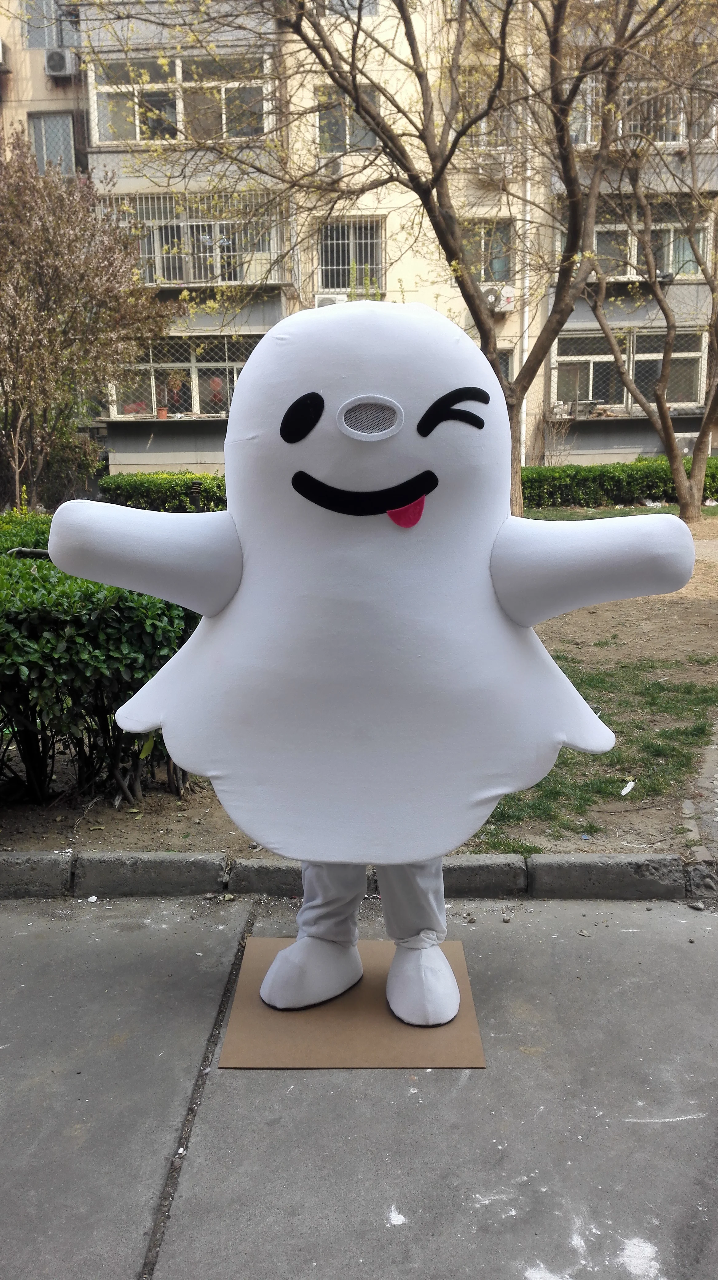 mascot  halloween white ghost mascot costume custom fancy costume anime cosplay kits mascotte cartoon  fancy dress41132