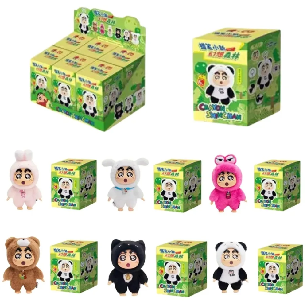 2026 Crayon Shinchan Fantasy Forest Series Blind Box, Cute Plush Doll, Trendy Toy Collection Ornament