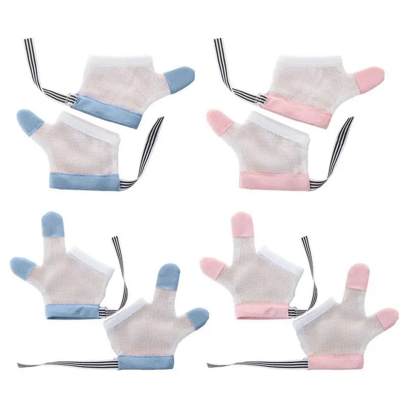 

Anti Thumb Sucking 1 Pair Adjustable Stop Thumb Sucking Breathable Stop Finger Guard For Baby Sucker Stopper Adjustable Finger