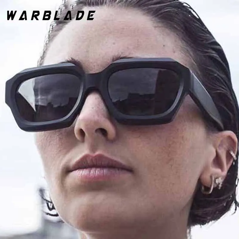 

Steam Punk Cool Thick Frame Retro Women's Sunglasses Luxury Brand Design Men Sunglass Driving Hiking Shades UV400 Female Lentes