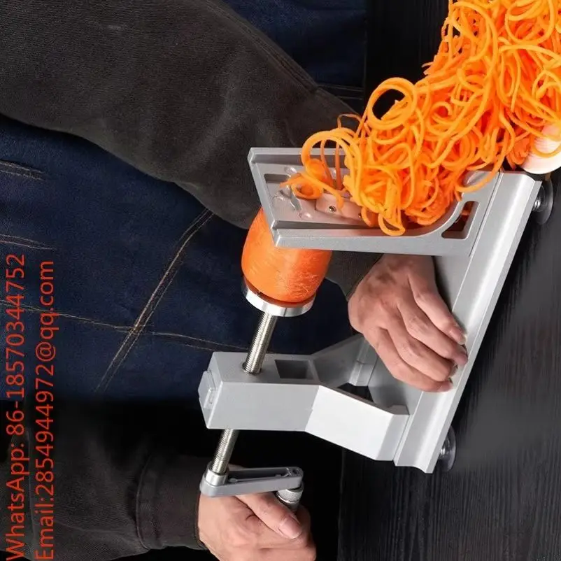 2026    Commercial Shredded Potato Machine Super‑long Potato Shredder Hot Pot Restaurant Vegetable Cutter Radish Slicer