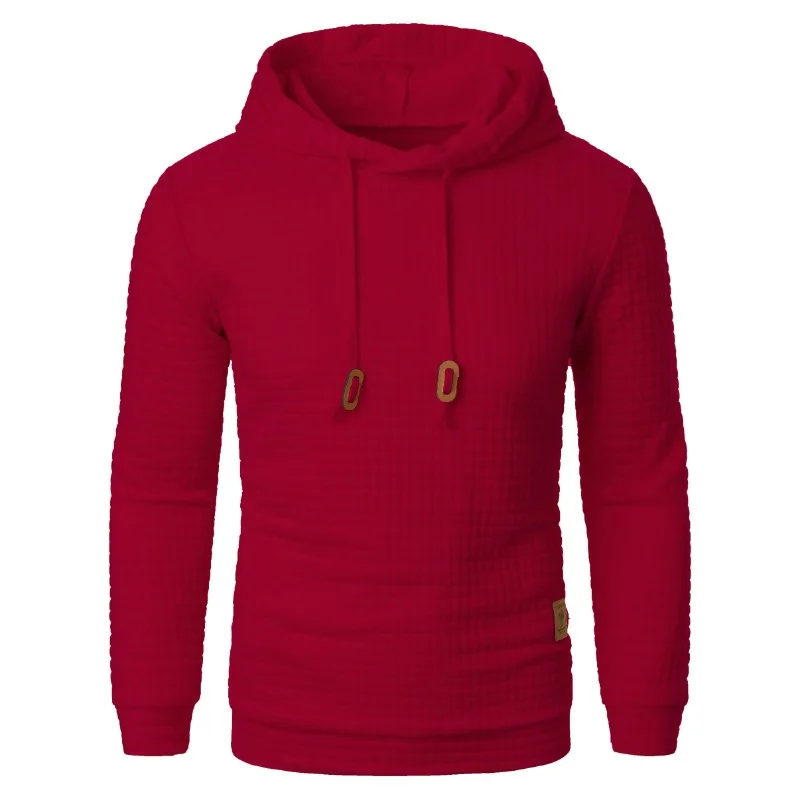 New Outdoor Men\'s Long Sleeve Hoodie Sweatshirts Autum Breathable Solid Color Coats Sport Streetwear Pullover Tracksuit Men