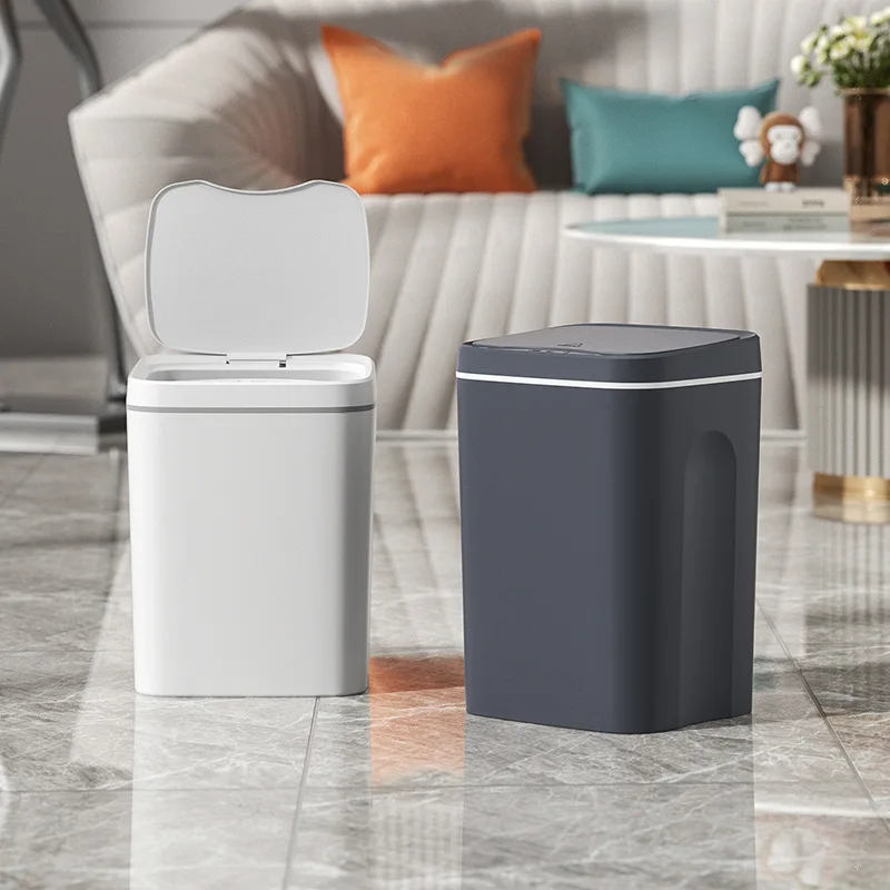 Creative Smart Garbage Bin Household Hotel Office Contactless Lazy Person Automatic Induction Bag Extraction Garbage Bin