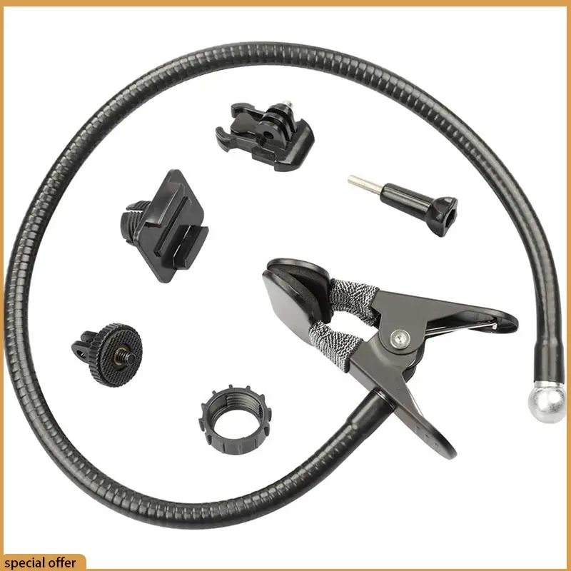 A68Z 4X Webcam Stand 25 Inch Flexible Desk Mount Clamp Gooseneck Stand For Logitech Webcam C930E,C930,C920, C922X,C922, C925E