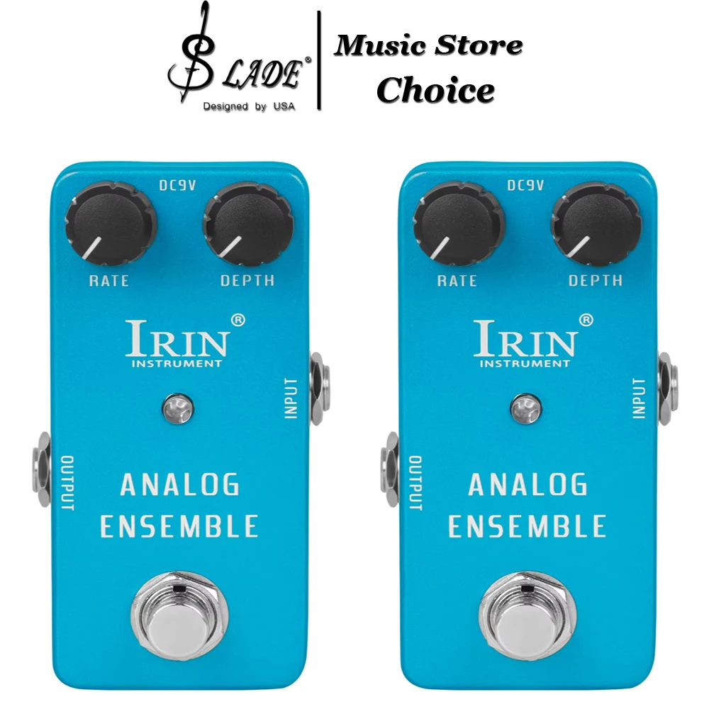 IRIN RS-07 Analog Ensemble Guitar Effect Pedal Simulate The Pure Line Chorus Effects True Bypass Pedal Ideal Choice for Guitar