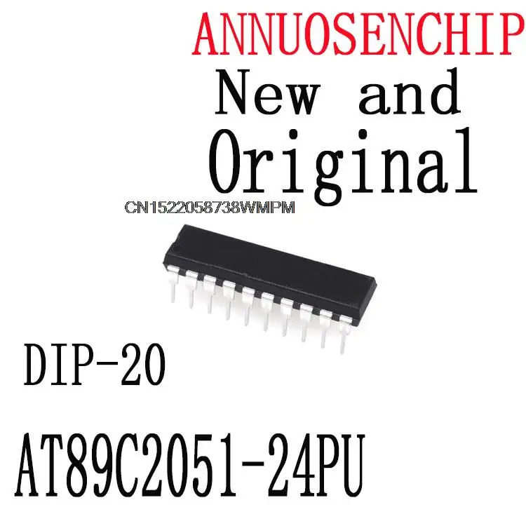 

50PCS AT89C2051 89C2051 DIP-20 New original IC AT89C2051-24PU