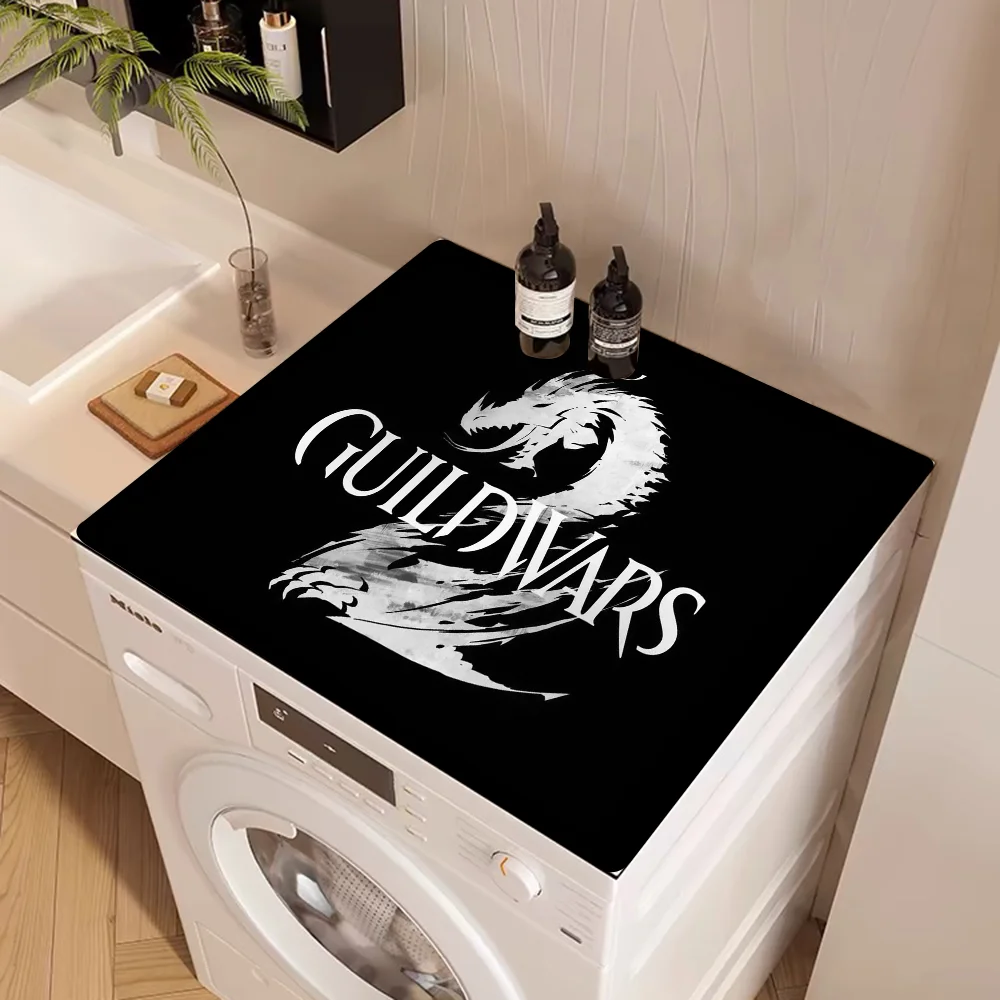 Guild Wars Kitchen Drainage Mat Retro Style Dish Drying Pads Absorbent Placemats Drainer Tableware Mats Accessories