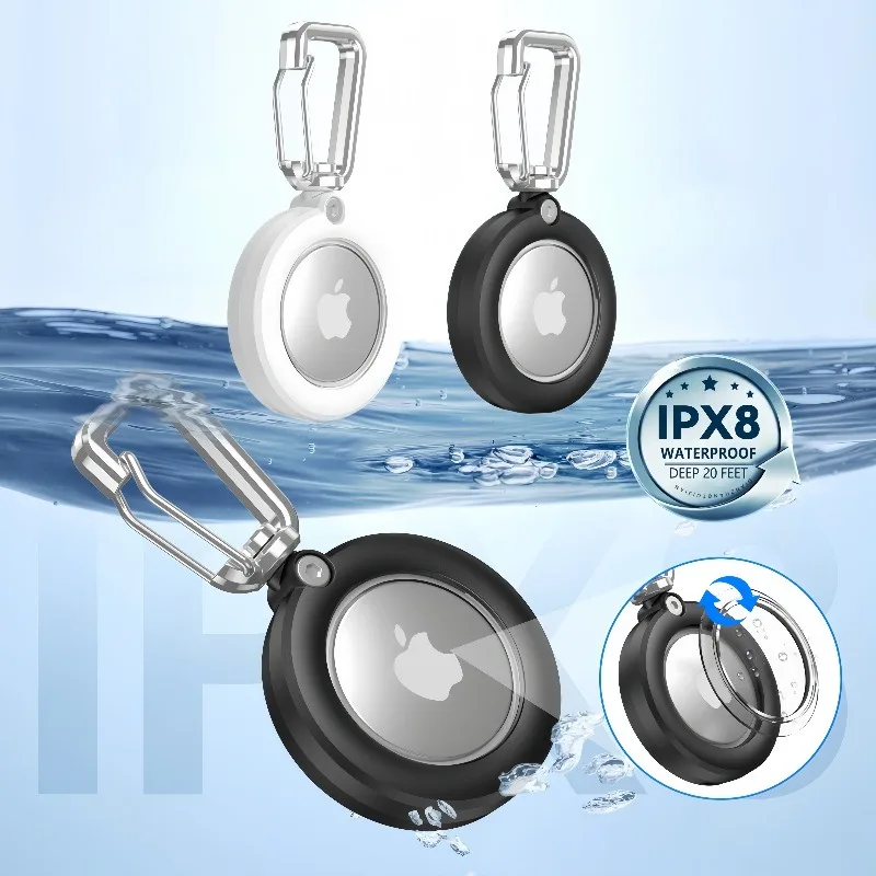 Suitable Apple Anti-loss Locator Protective Case Fully Enclosed Sealed Waterproof Shell  Airtag Tracker Novelty Camping Supplies