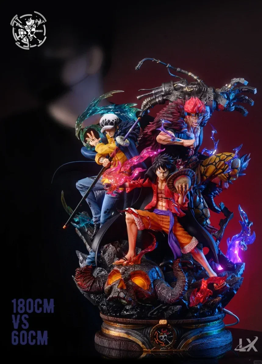 

One Piece Masterpiece Lx Three Captain Ghost Island Luffy Kidro Desktop Ornament Anime Masterpiece Large Model One Piece