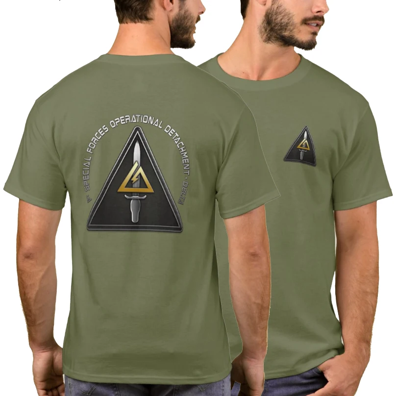 1st Special Forces Operational Detachment - Delta Forces T-Shirt 100% Cotton O-Neck Short Sleeve Casual Mens T-shirt Size S-3XL