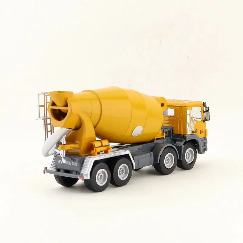 1:50 Scale Diecast Toy Vehicle Model Heavy Concrete Mixer Truck Engineering Car Educational Collection Gift For Children