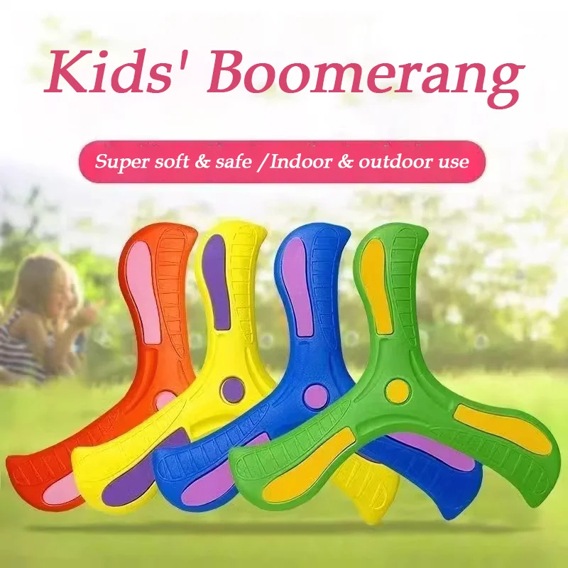 Children Holiday Outdoor Parent-Child Interactive Games Stress Relief Sports Toy Shamrock Boomerang Holiday Gift