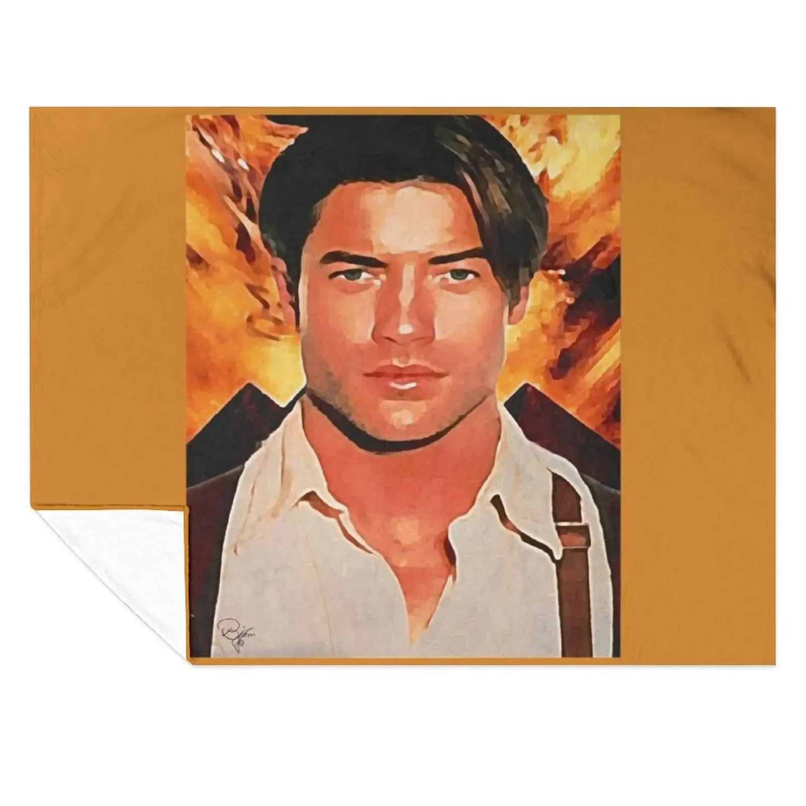 

THE MUMMY - RICK Throw Blanket blankets and throws Luxury Designer Flannels Plaid on the sofa Blankets