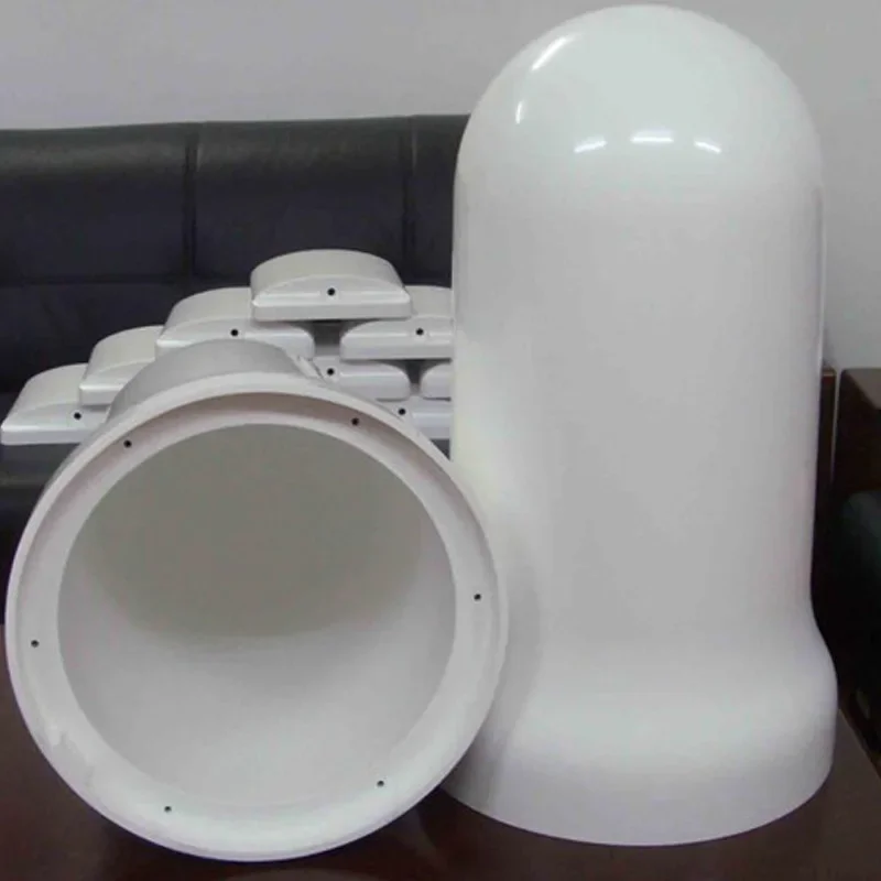 Customized 5G FRP antenna cover Communication base station Radar protection cover Cylinder with FRP chassis White