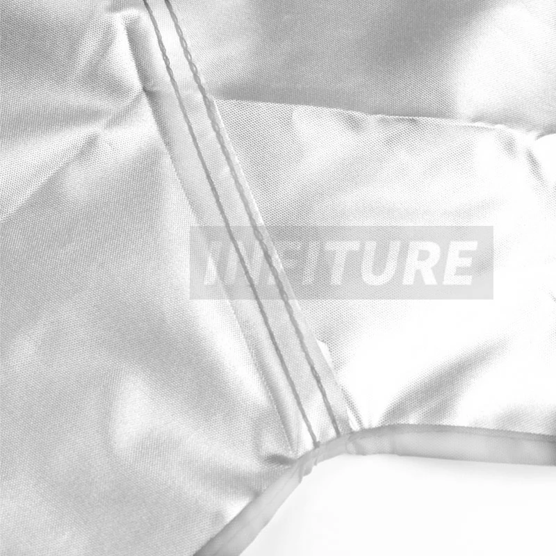 420D Mainsail Boom Cover Boat Cover Anti UV Waterproof  Windproof Sunshade Sail Cover Silver  Anti Scratch Dustproof Boat