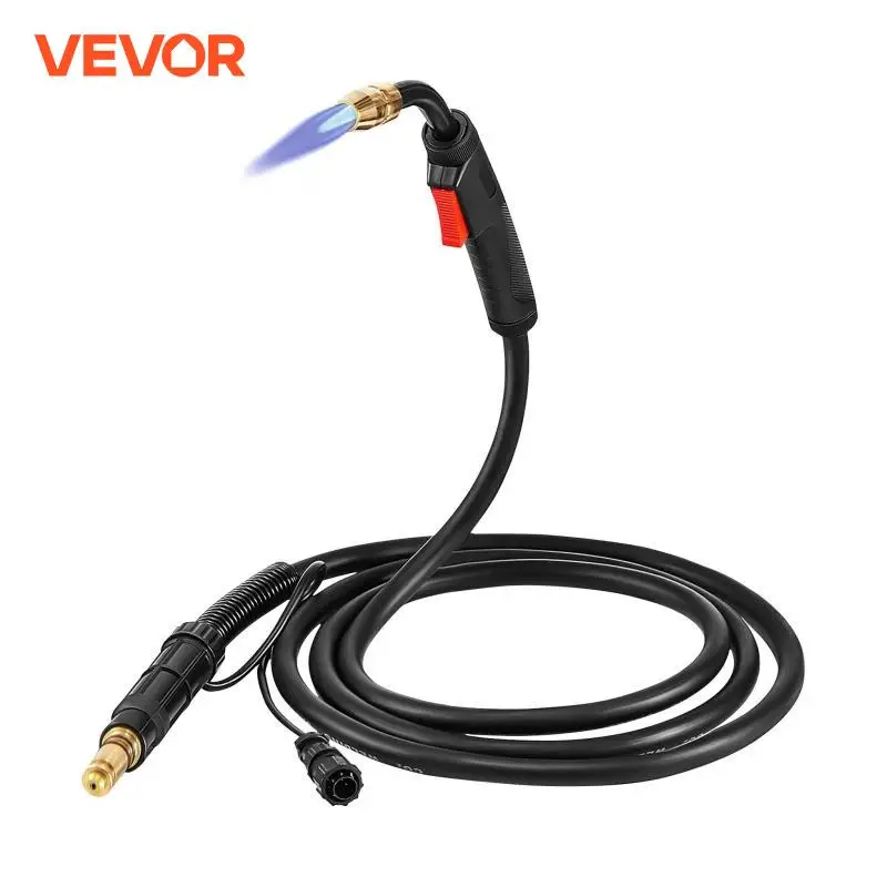 VEVOR K530-6 MIG Welding Gun 100A Gas Burner Torch with 3M Flexible Cable Welding Equipment Stinger Replacement for Magnum 100L