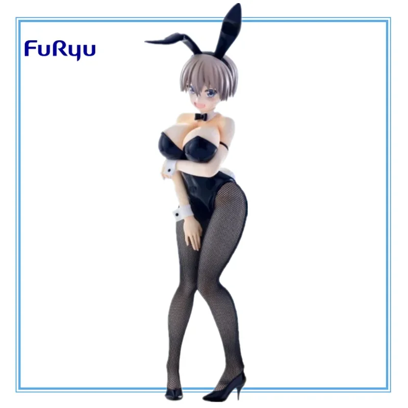 Original FURYU Uzaki-chan Wants To Hang Out! Figura de Conejito BiCute Bunnies, Hana Uzaki - Figura de Anime Ame Chan, Juguetes de PVC, Regalos