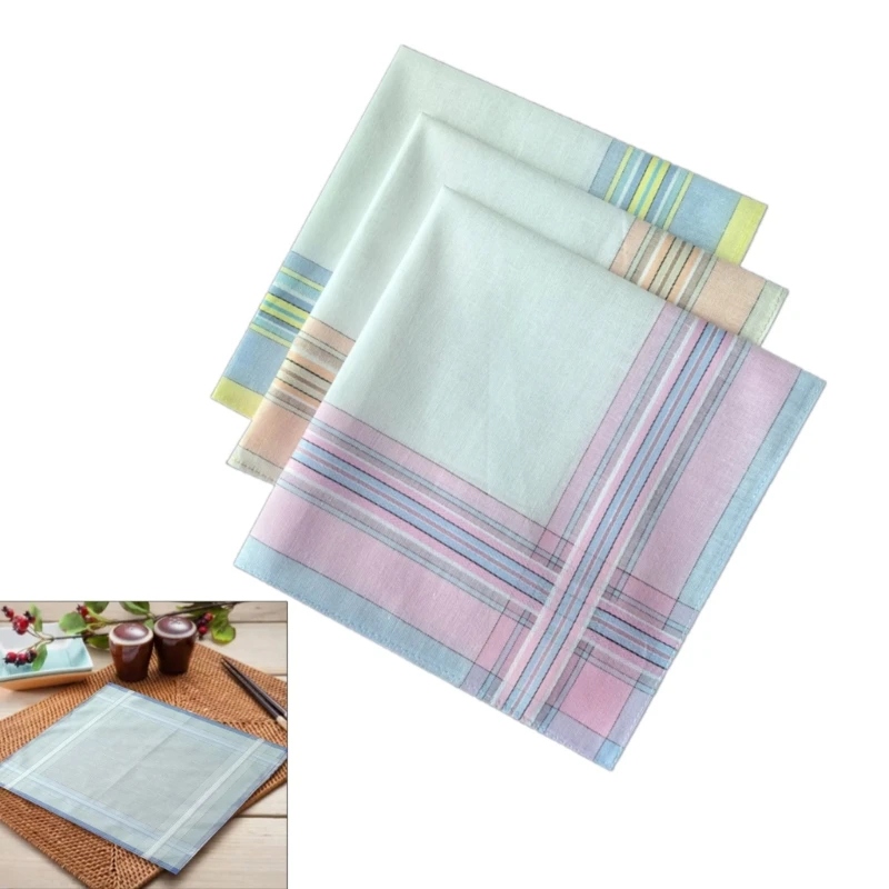 Practical Sweat Wiping Handkerchief for Kids Male Women Elderly Handkerchief