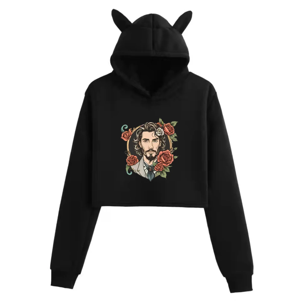 

Hozier Too Sweet 2024 Printing Girls Fashion Long Sleeve Cat Ears Hoodie Regular Music Fans Gift Sweatshirt Clothing