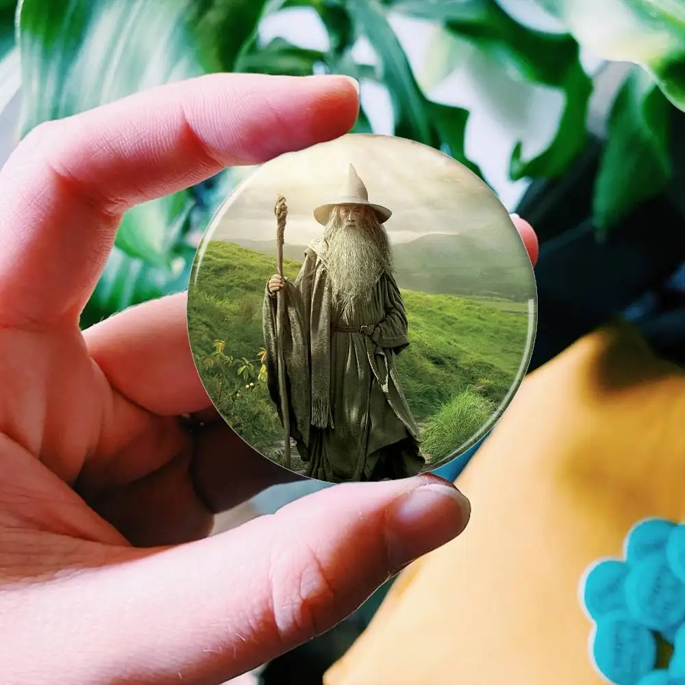 Adventure Film L-Lords Rings Anime Button Pin Handmade Brooch for Clothes Cartoon Badge Backpack Decoration Jewelry Accessories