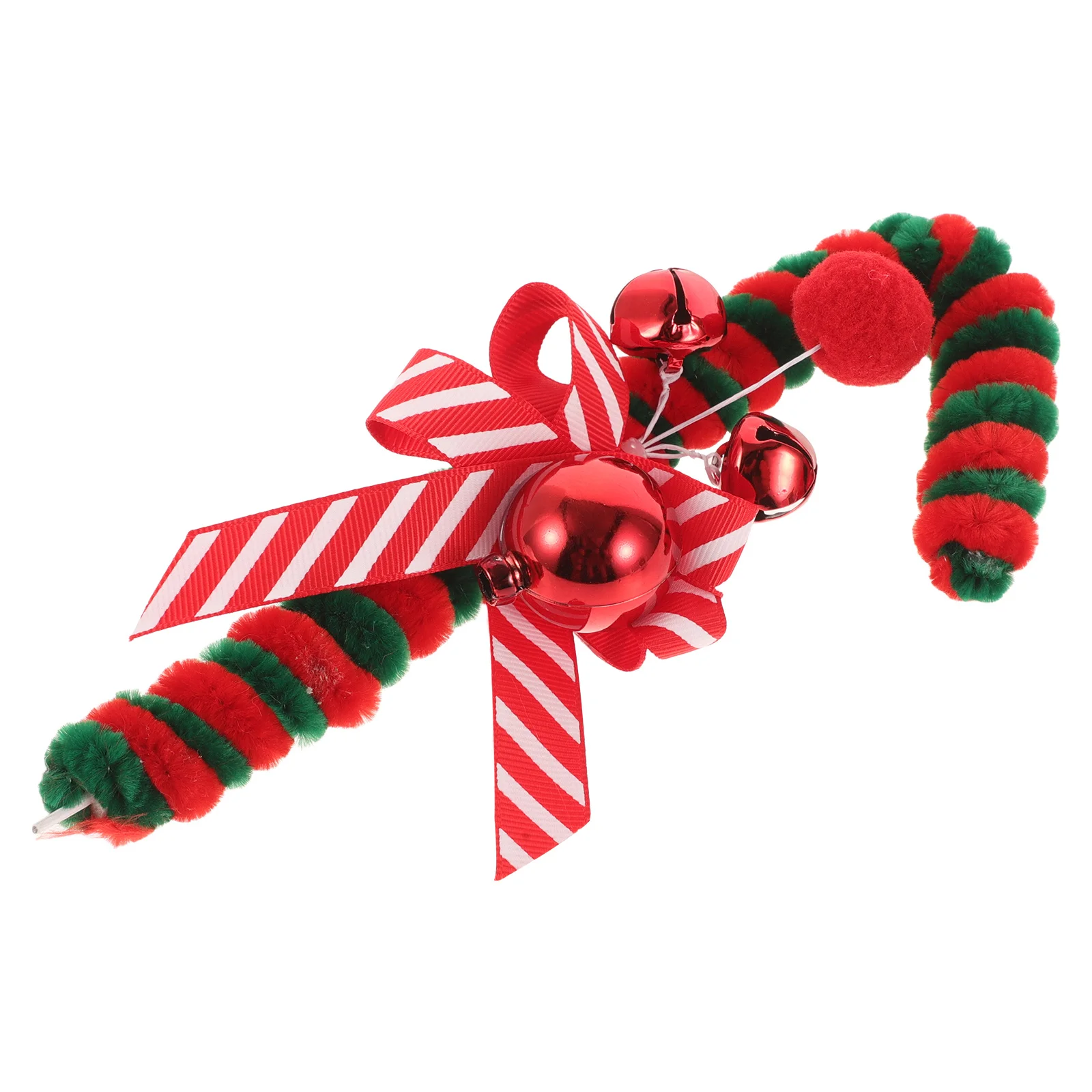

Christmas Candy Cane Decorations Red and White Striped Hanging Ornaments for Tree Window Wall Xmas Party Festival Decor
